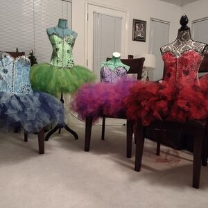 Ghoul Ragdoll corset couture custom made SZ S-XL pick a color